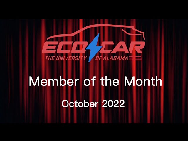 Member of the Month October 2022