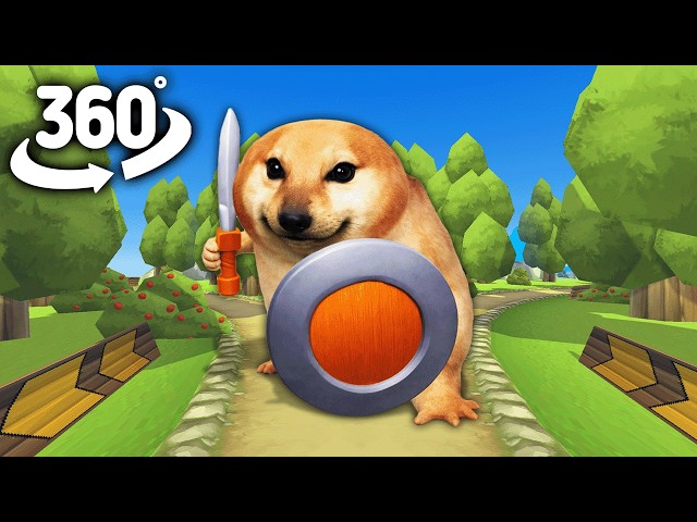 ¿Qué hace el perro? ¡Perro te persigue! | 360° VR | Meme de perro en realidad aumentada de TikTok