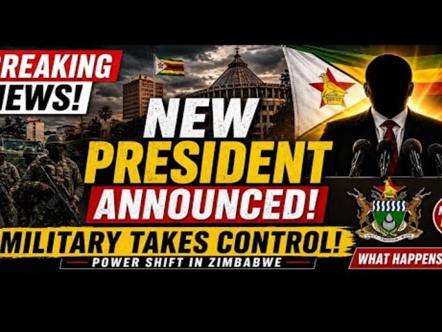 Breaking News, as Millitary announce new President of Zimbabwe in what was said by early next...! 