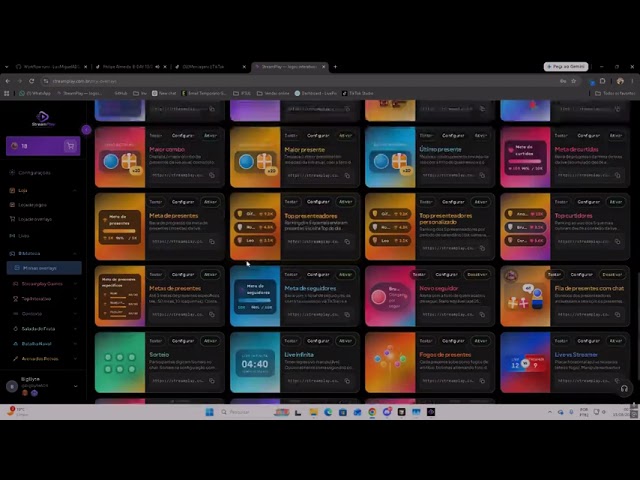 Streamplay plataforma para streaming do Tiktok. Interação.