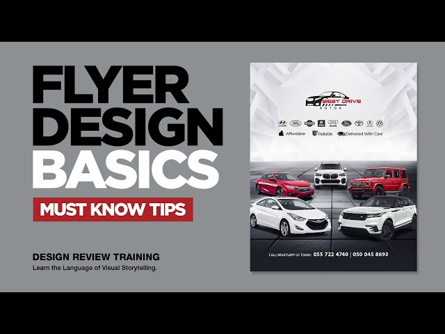 Modern Flyer Design Tutorial (Clean & Creative)