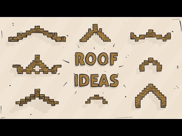 Roof Ideas Tutorial Minecraft Build