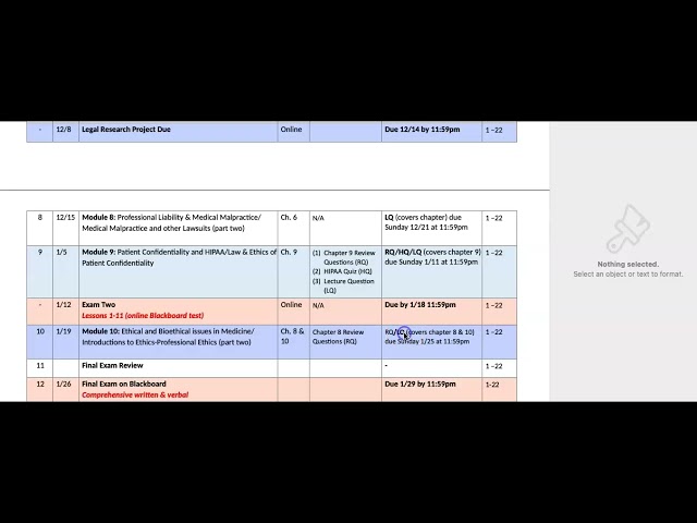 Module 10/final exam review check-in
