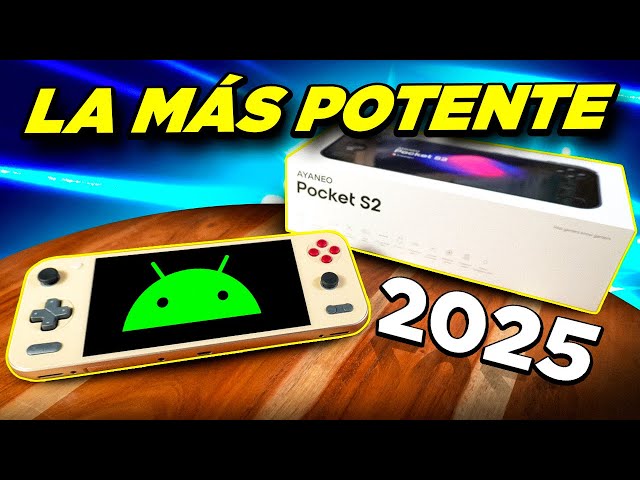 Descubre  la CONSOLA PORTATIL ANDROID MAS POTENTE de 2025: Aya neo pocket s2 PRO