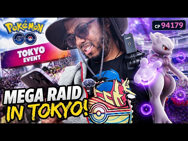 Tokyo GO Fest Park Raids against Mega Mewtwo X & Y