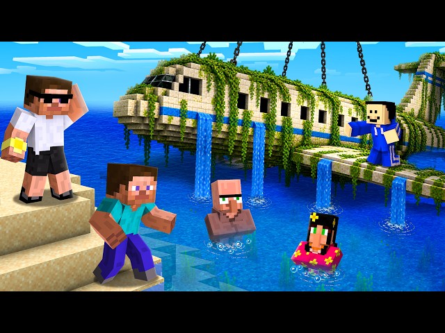 We Found an ABANDONED PLANE in Minecraft..