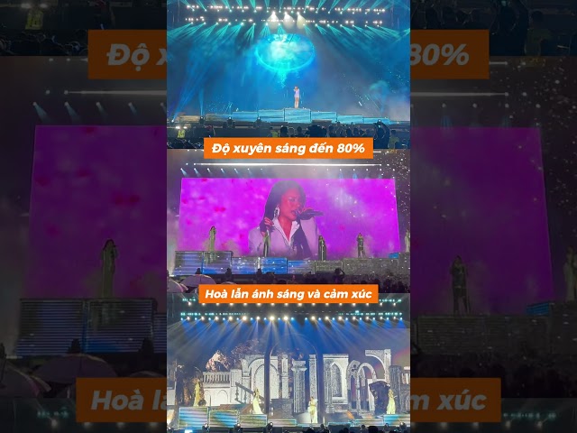 [ALTA MEDIA] Transparent LED Display at Em Xinh Say Hi Concert #2