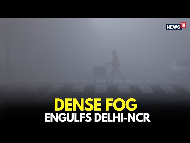 Dense Fog Engulfs Delhi-NCR | AQI 491 ‘Severe Plus’ | Low Visibility, Smog Crisis LIVE | N18L