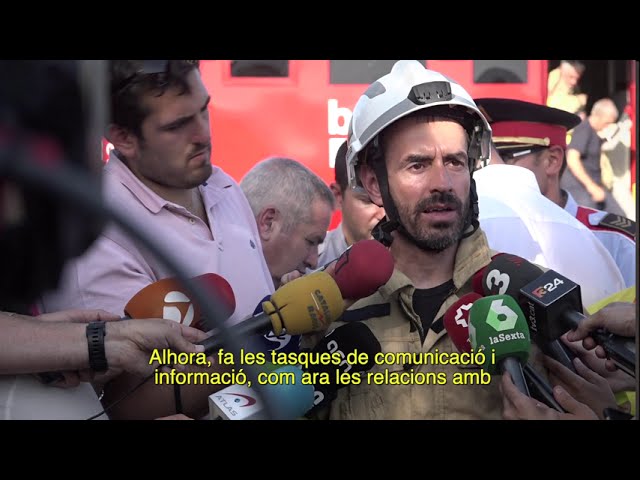 L'àmbit de la coordinació del cos de Bombers de la Generalitat de Catalunya