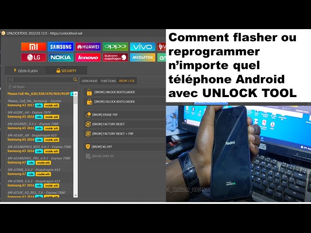 How to Flash or Reprogram a Phone with UNLOCK TOOL