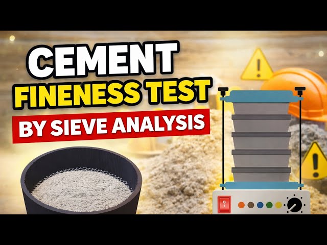 Determination of Fineness of Cement by Sieve Analysis || Cement Test || Test on Cement||