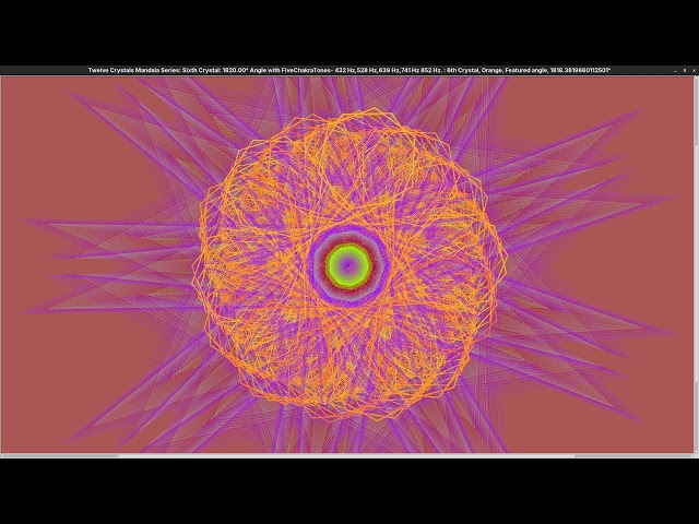 1820.00_Twelve Crystals Mandala Series: Sixth Crystal_FiveChakraTones