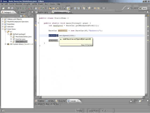 14 Java - Composition static this