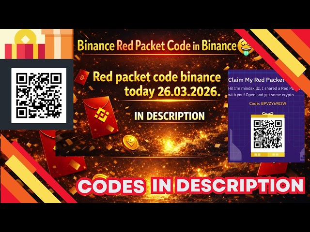 Binance Red Packet Code in Binance 🤑 Red pocket code binance today 26.03.2026. IN DESCRIPTION