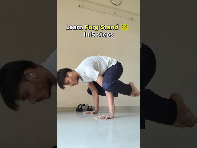 How to learn Frog stand🐸| In 5 Steps | Calisthenics Beginner skill | #calisthenics
