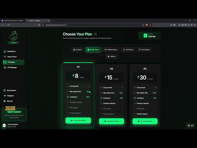 COSMIC BOTNET SHOWCASE VS GAME SERVER | BEST C2/BOTNET OF 2026 | BEST BYPASSES!