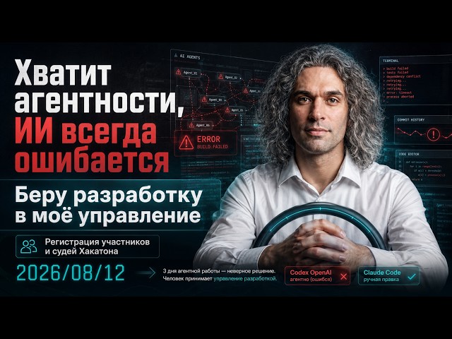 Хватит агентности — ИИ всегда ошибается: беру разработку под контроль. Codex OpenAI vs Claude Code