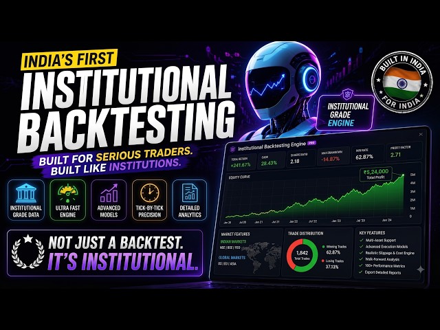 I Built an Institutional-Grade Backtesting Engine for Indian Markets 🚀
