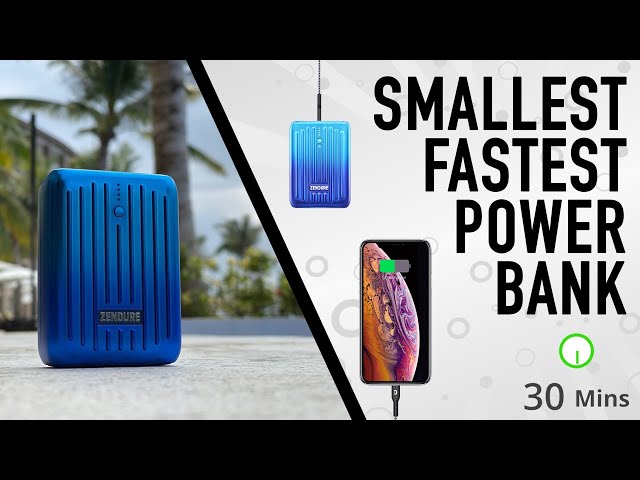 The World's Fastest Power Bank Charge's iPhone 11 Pro 50% In Just 30 Minutes - Zendure Supermini