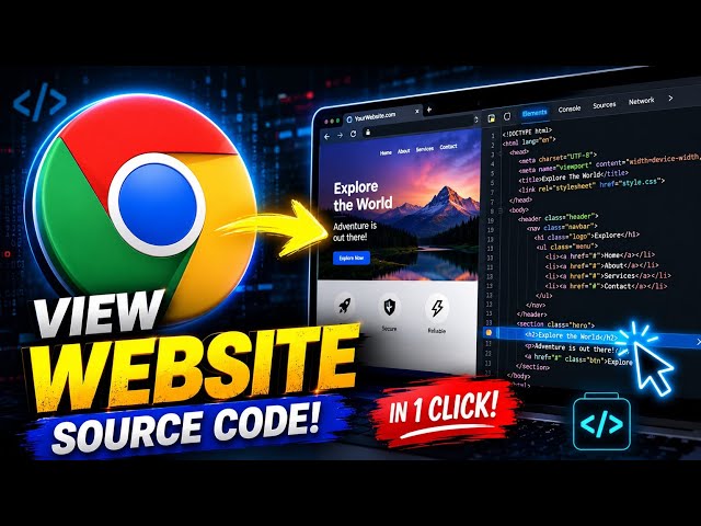 How to View Any Website's Source Code in 1 Click!