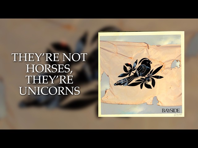 Bayside - They're Not Horses, They're Unicorns (Lyric Video)