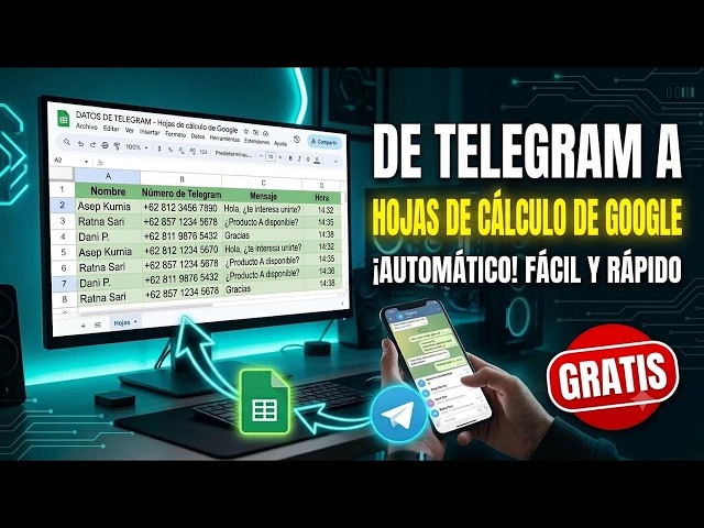 Olvídate de N8N: Así conectas Telegram con Google Sheets ¡sin pagar nada!