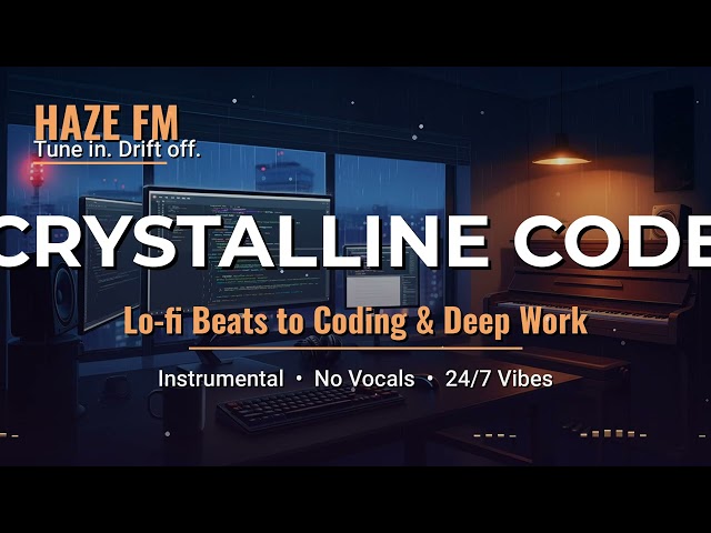 💻 coding in the dark ── minimal lo-fi beats for deep focus & programming [crystalline code]