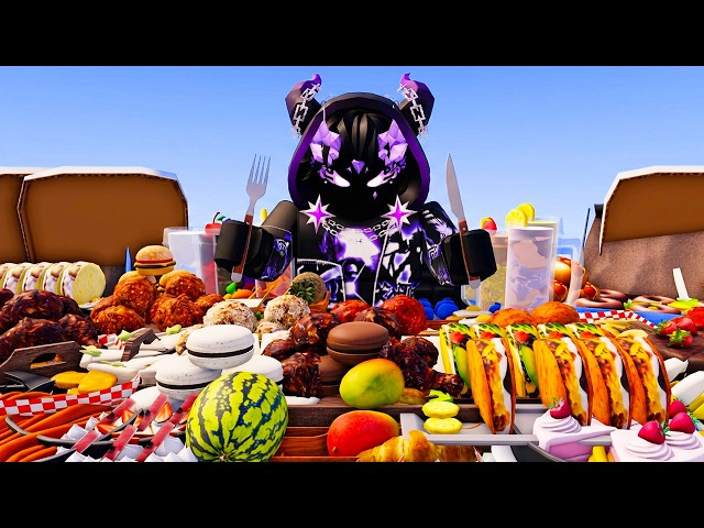 Starting Over with EVERY FOOD in Roblox MUKBANG!