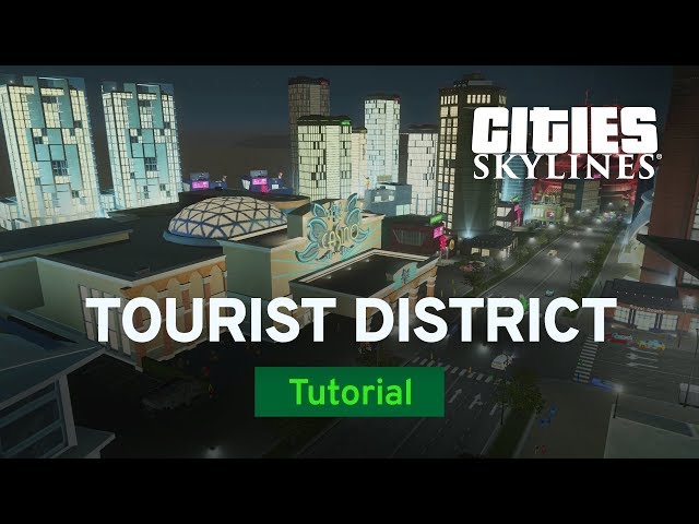 Designing a Tourist District with MoveTheMouse | Tutorial | Cities: Skylines
