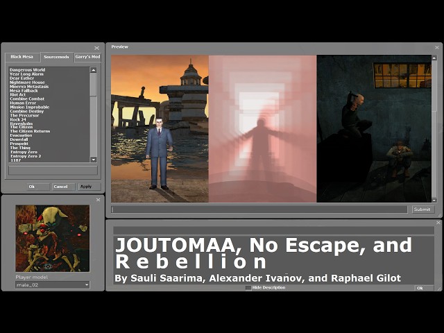 Half Life 2 JOUTOMAA, No Escape and R e b e l l i o n Mod Walkthough (Hard difficulty)