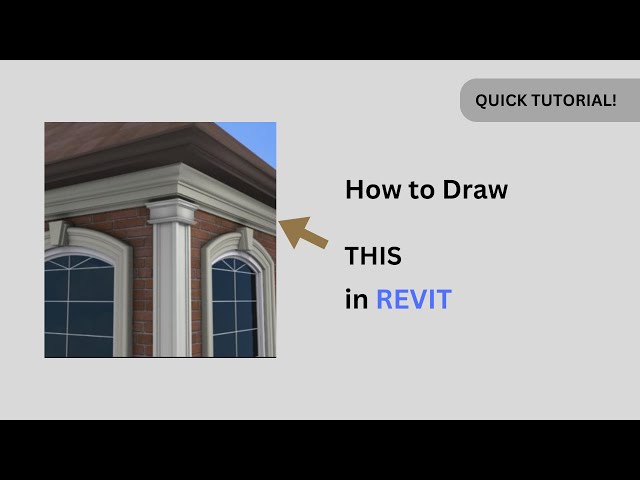 Classic Moulding in REVIT (Quick Tutorial)