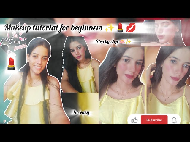 Makeup Tutorial For Beginners ✨💄.                  #makeup #makeuptutorial #stepbystep #makeuplook 