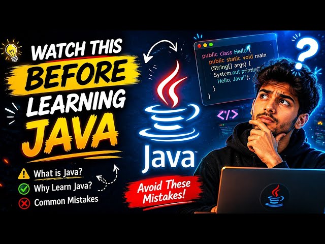 Java Full Course Day 1 | Programming Language, Binary, JDK JRE JVM Explained | Java for Beginners