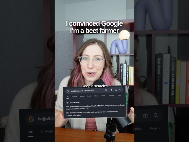 I convinced Google I'm a beet farmer