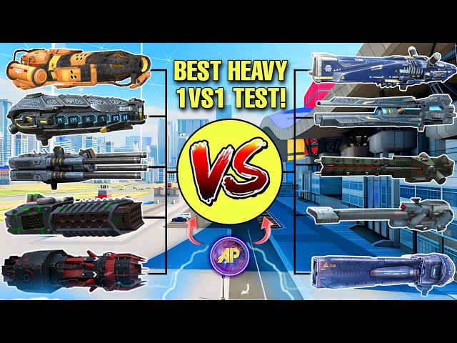 🔥 ALL HEAVY WEAPONS 1VS1 STYLE COMPARISON DAMAGE! || WAR ROBOTS WR ||