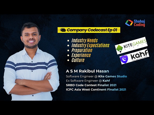Company Codecast Ep 01 - What Software Industry Expect from Jr. Software Engineers | Shohoj Coding