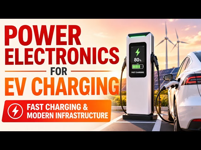 Power Electronics for EV Charging | Fast Charging & Modern Infrastructure | Uplatz