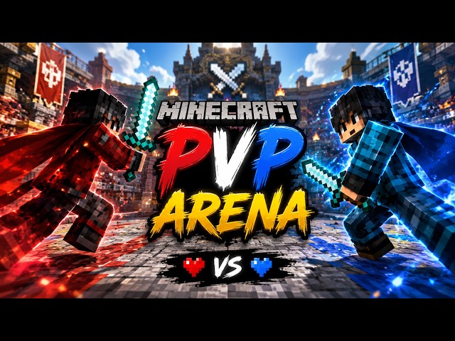 Minecraft PVP Arena Live | Unexpected Base Disaster #minecraft