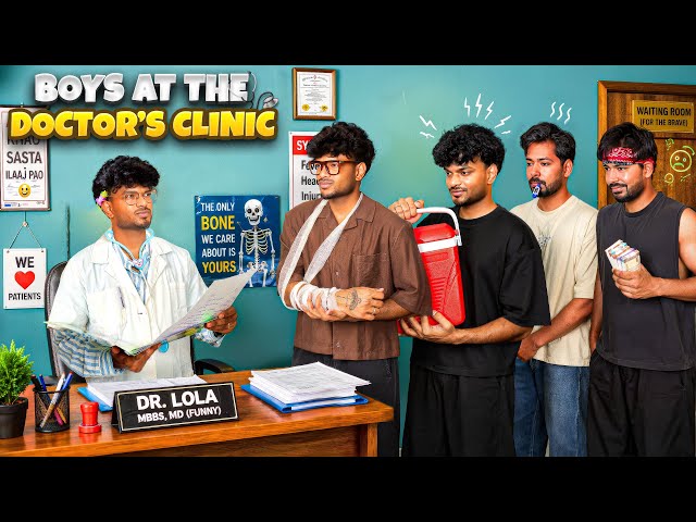 BOYS AT THE DOCTOR’S CLINIC 🏥