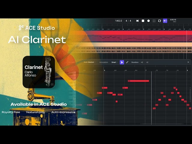 AI Clarinet That Actually Sounds Real | ACE Studio Demo