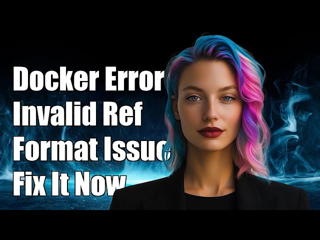 docker : invalid reference format