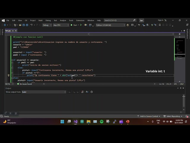 ¿Cómo programar en Python? Fácil [Clase 7]  Cadena de caracteres, funcion Len