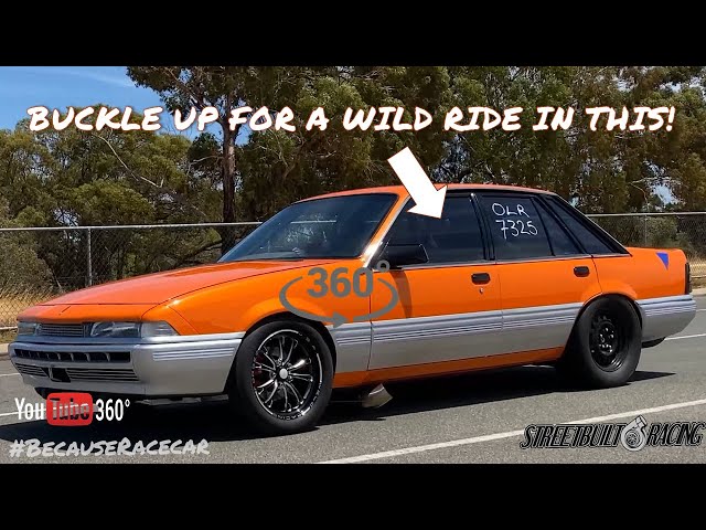 360 VR onboard ride in a 7 Second Turbo LSA VL Commodore