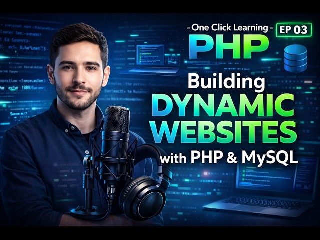 Building Dynamic Websites with PHP & MySQL | Complete Beginner Guide | EP 03 | Assignment On Click