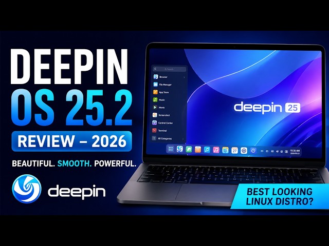 Deepin OS 25.2 Review (2026) – The Most Beautiful Linux Distro Yet? 😍