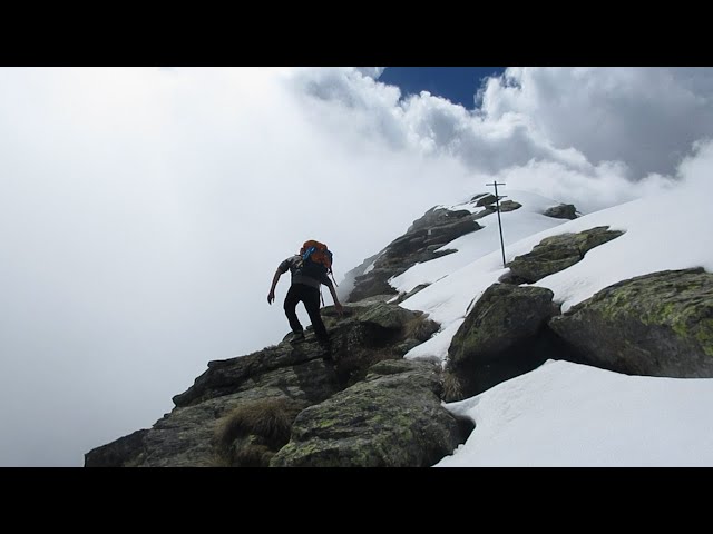 Escursionismo EE. Traversata Monte Camino Monte Rosso. L'ultima della Tyndall