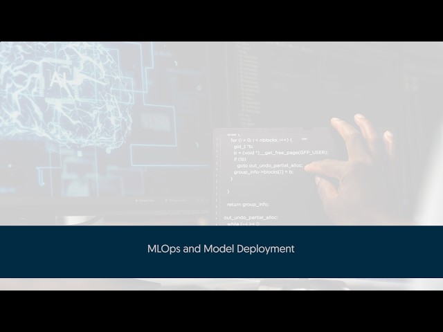 MLOps and Model Deplo