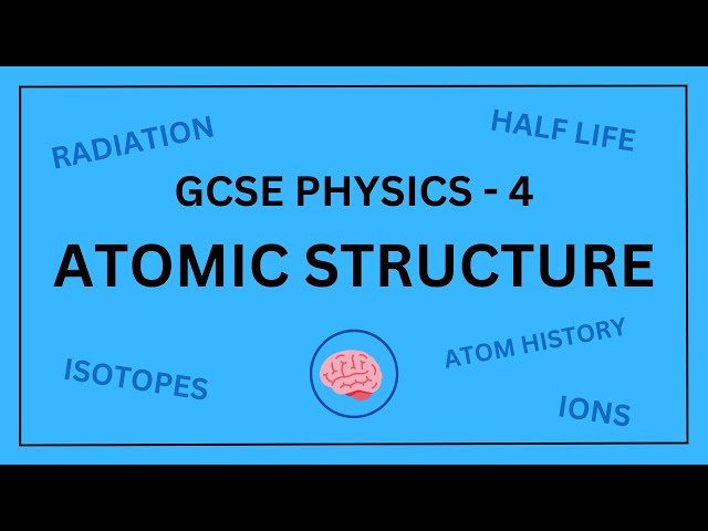 AQA GCSE Physics in 10 Minutes! | Topic 4 - Atomic Structure