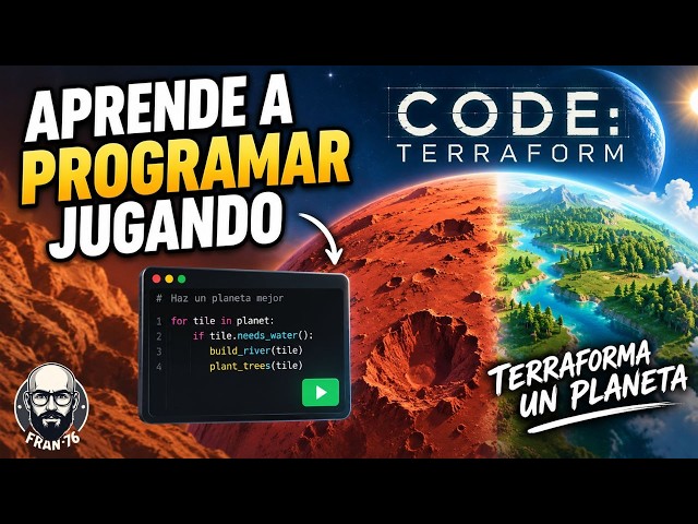 Learn to Code by Playing and Terraform a Planet | Code:Terraform – Gameplay