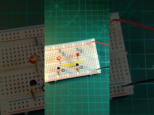 LED Blinking Circuit on #breadboard